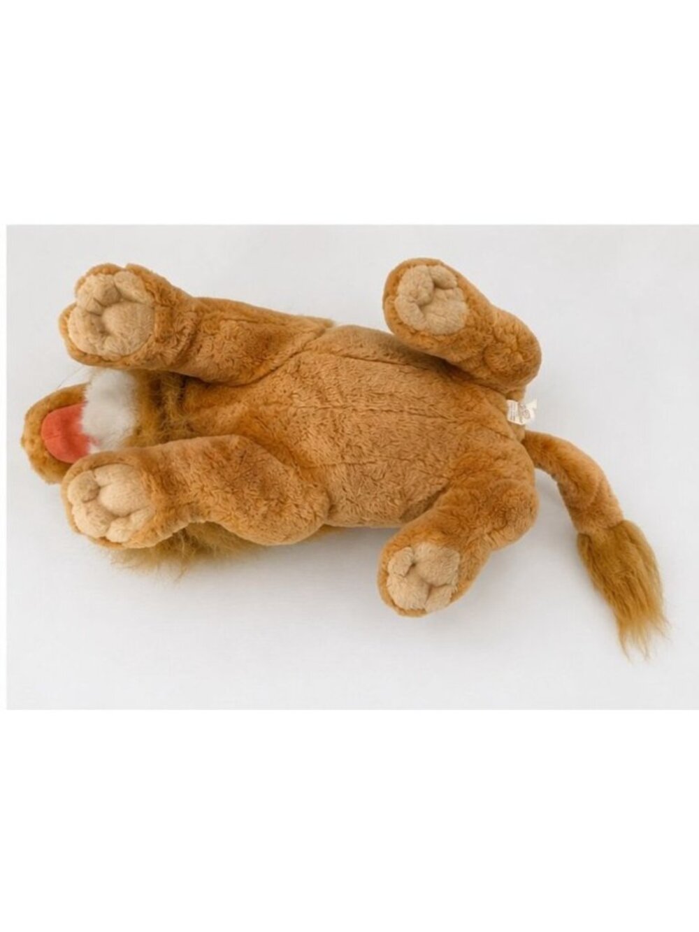 Retired Folkmanis Folktails Lion Hand Puppet 20" Plush Full Body Made Korea - Picture 5 of 7